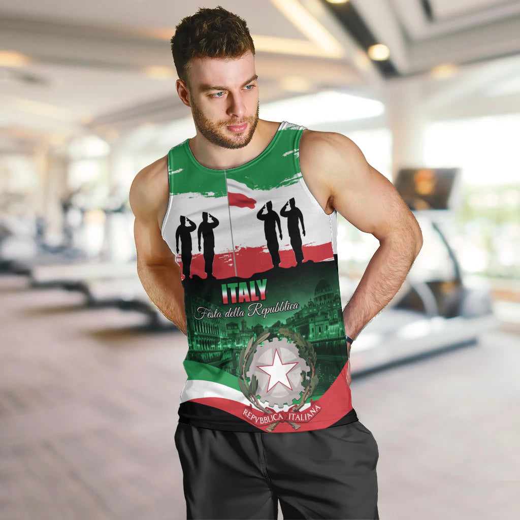 Italy Republic Day Men Tank Top Festa della Repubblica - Wonder Print Shop