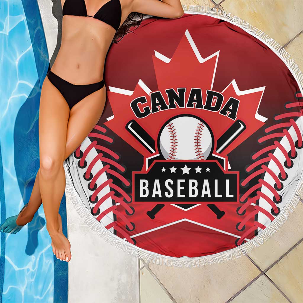 Canada Baseball Beach Blanket Go Champion The Maple Leaf