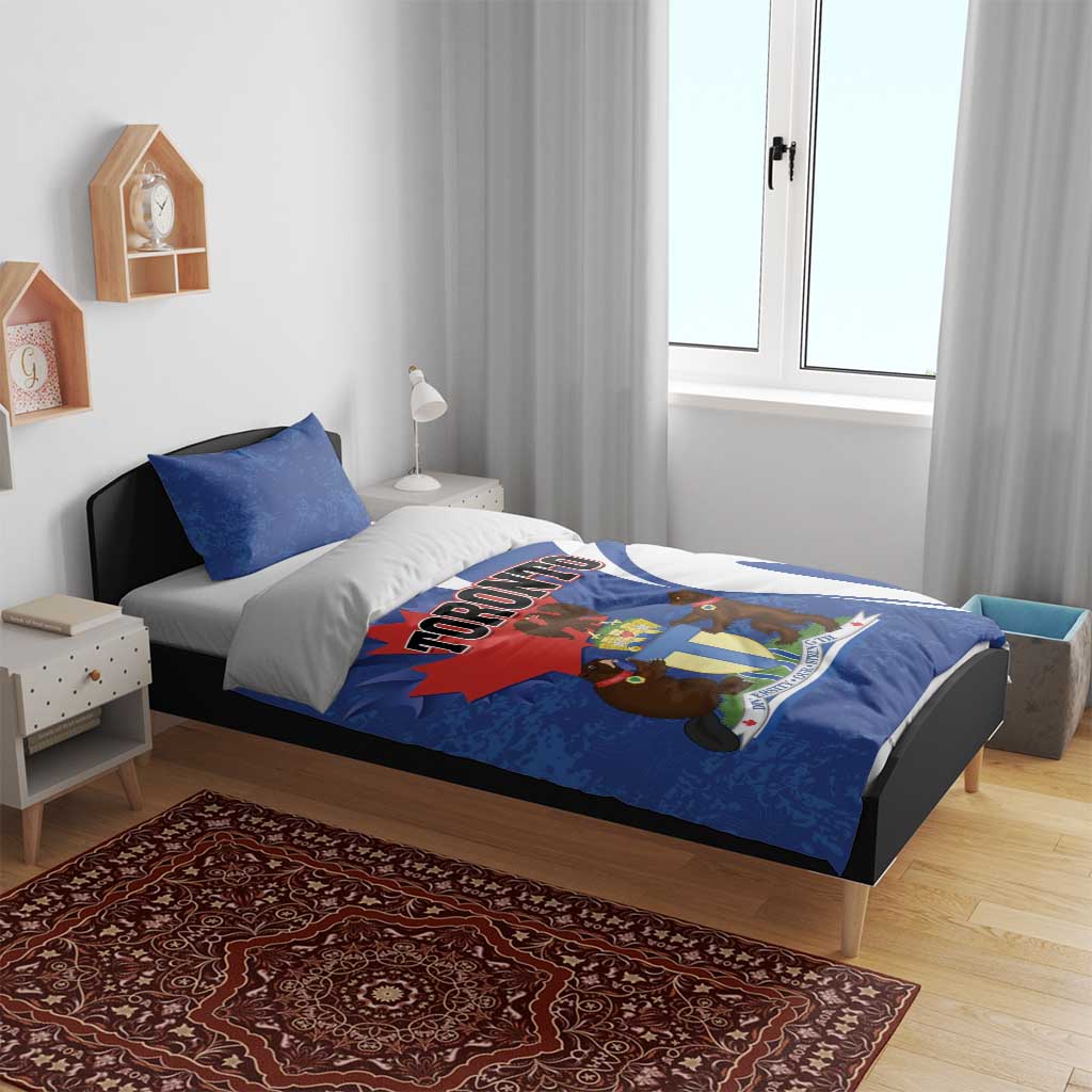 Canada Toronto Bedding Set Maple Leaf Diversity Our Strength