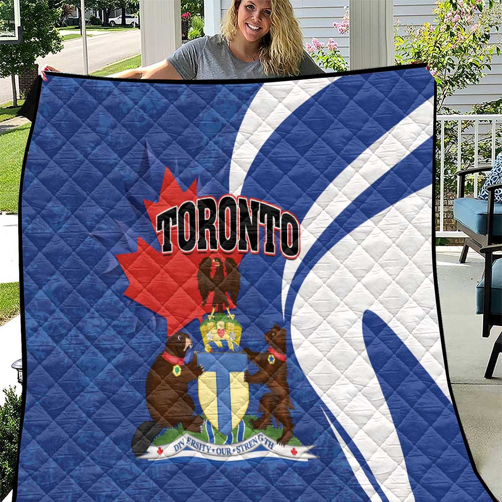 Canada Toronto Quilt Maple Leaf Diversity Our Strength