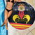 Belgium Iris Day Beach Blanket Royaume de Belgique Coat Of Arms - Wonder Print Shop