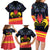 Personalized Belgium Iris Day Family Matching Long Sleeve Bodycon Dress and Hawaiian Shirt Royaume de Belgique Coat Of Arms - Wonder Print Shop