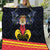 Belgium Iris Day Quilt Royaume de Belgique Coat Of Arms