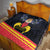 Belgium Iris Day Quilt Royaume de Belgique Coat Of Arms