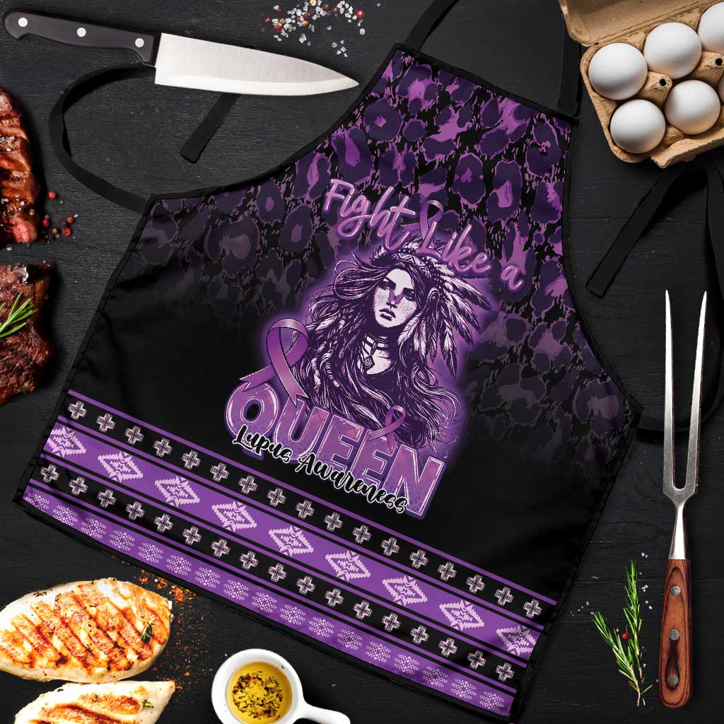 Native American Lupus Girl Apron Fight Like a Queen