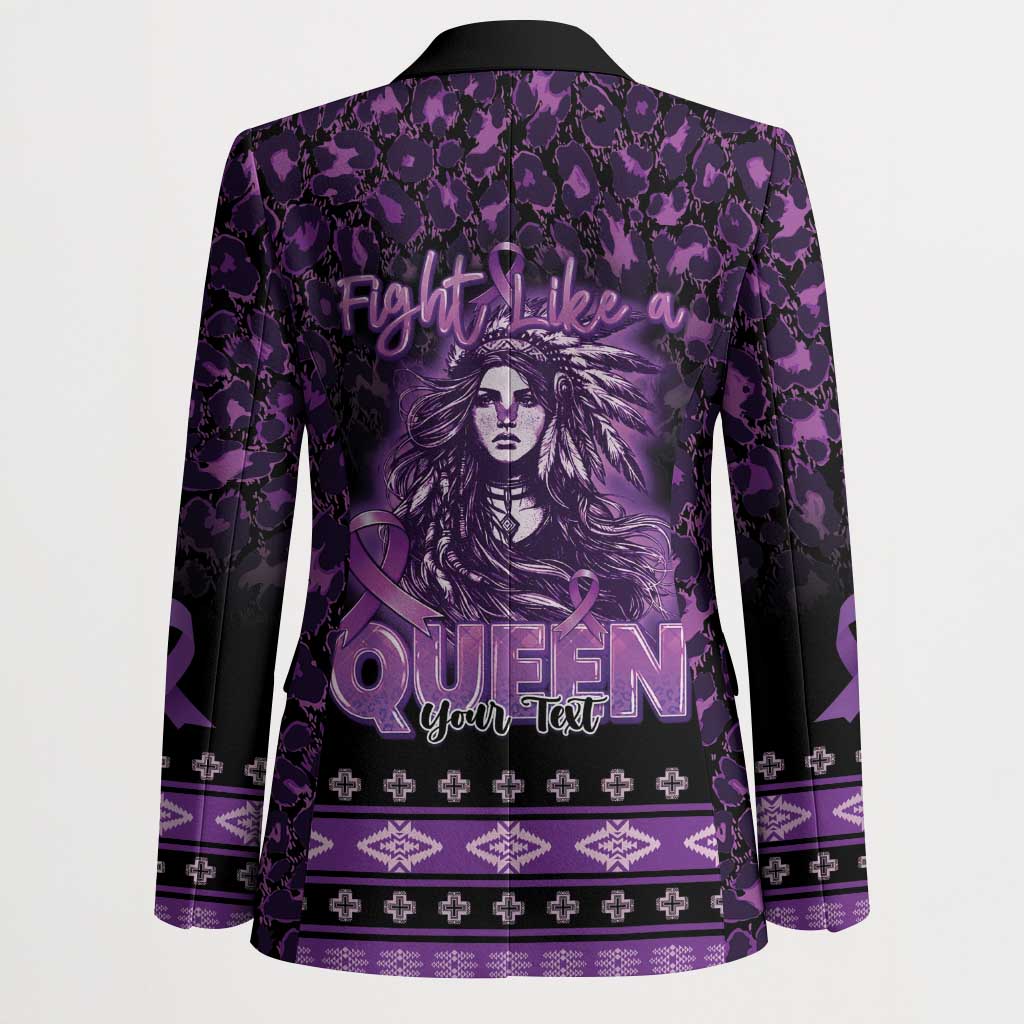 Personalized Native American Lupus Girl Blazer Fight Like a Queen