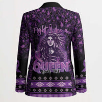 Personalized Native American Lupus Girl Blazer Fight Like a Queen