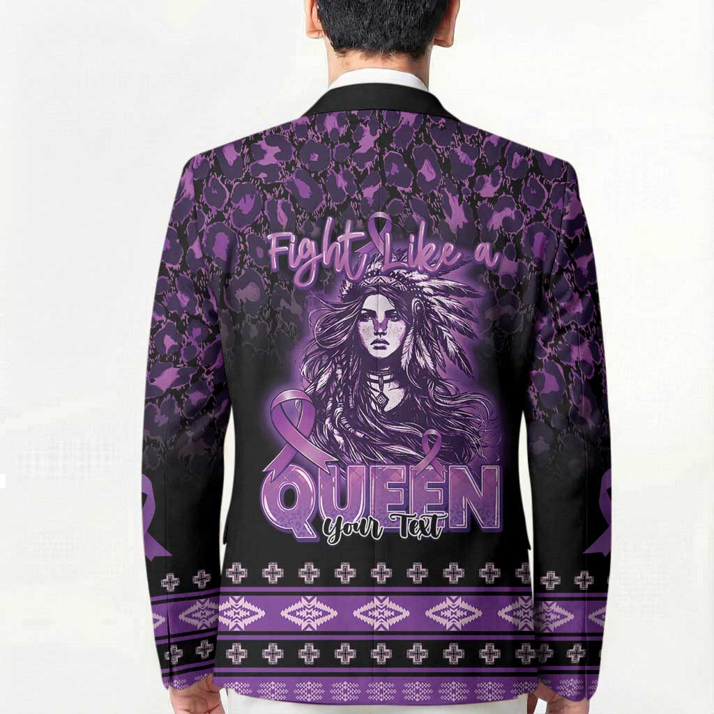 Personalized Native American Lupus Girl Blazer Fight Like a Queen