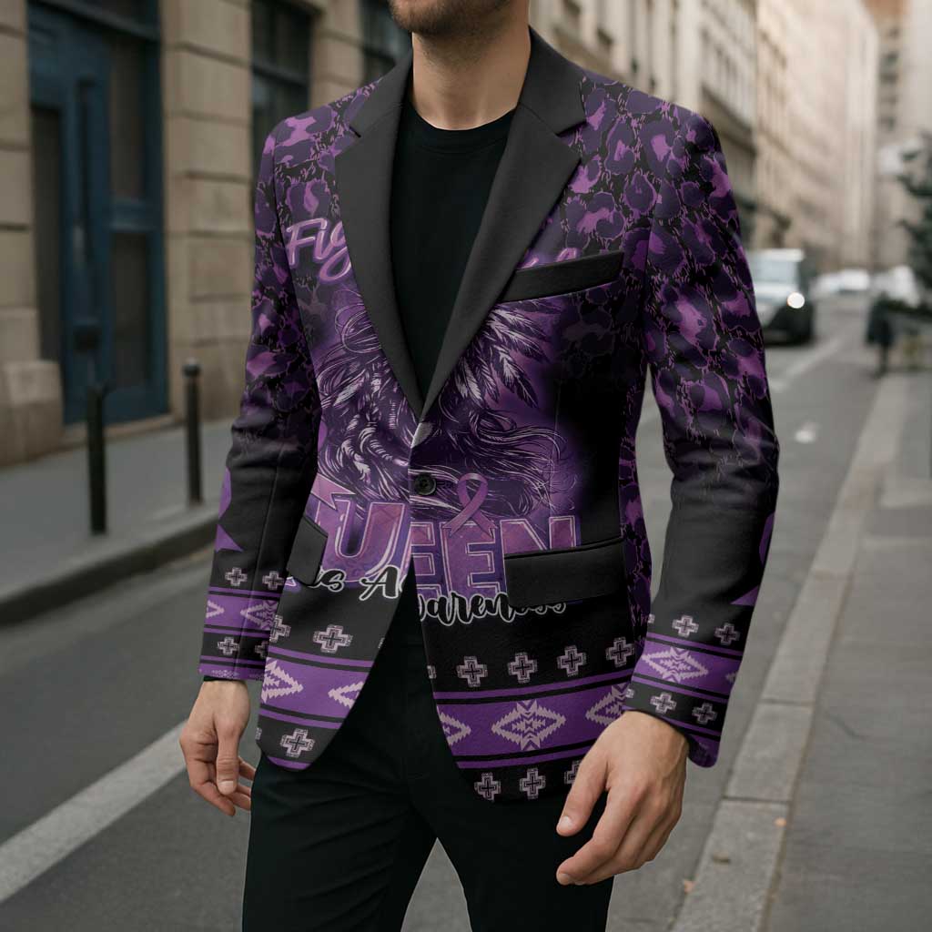 Personalized Native American Lupus Girl Blazer Fight Like a Queen