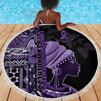 African Lady Lupus Awareness Beach Blanket Fight Support Cure