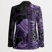 Personalized African Lady Lupus Awareness Blazer Fight Support Cure