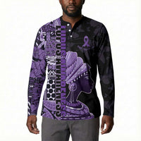 Personalized African Lady Lupus Awareness Button Sweatshirt Fight Support Cure