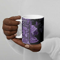 Personalized African Lady Lupus Awareness Ceramic Mug Fight Support Cure