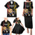 Personalized Germany 2024 Football Family Matching Puletasi and Hawaiian Shirt DFB Team Black Version - Wonder Print Shop