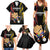 Personalized Germany 2024 Football Family Matching Summer Maxi Dress and Hawaiian Shirt DFB Team Black Version - Wonder Print Shop