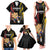 Personalized Germany 2024 Football Family Matching Tank Maxi Dress and Hawaiian Shirt DFB Team Black Version - Wonder Print Shop