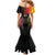 Personalized Germany 2024 Football Mermaid Dress DFB Team Black Version