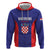 Personalized Croatia 2024 Football Hoodie Hrvatska Vatreni - Wonder Print Shop