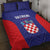 Croatia 2024 Football Quilt Bed Set Hrvatska Vatreni