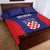 Croatia 2024 Football Quilt Bed Set Hrvatska Vatreni