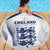 England 2024 Football Beach Blanket Come On The Three Lions - Wonder Print Shop