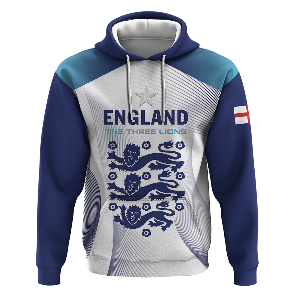 Personalized England 2024 Football Hoodie Come On The Three Lions - Wonder Print Shop