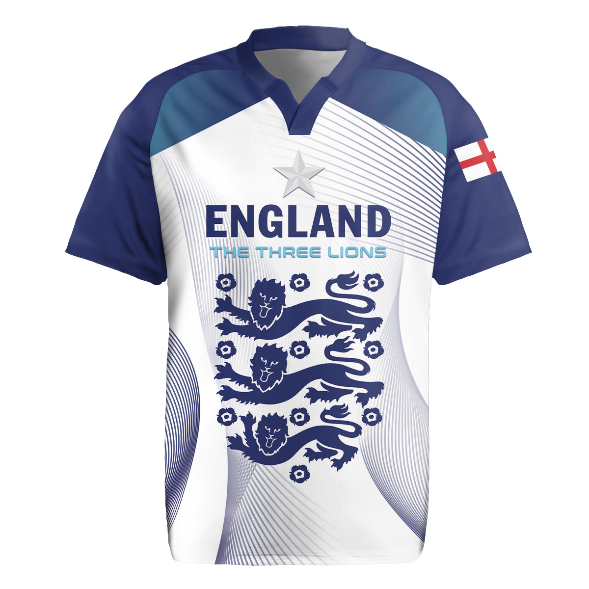 Personalized England 2024 Football Rugby Jersey Come On The Three Lions