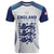 Personalized England 2024 Football T Shirt Come On The Three Lions