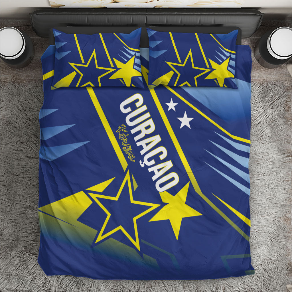 Country of Curacao Bedding Set Proud of Our Flag