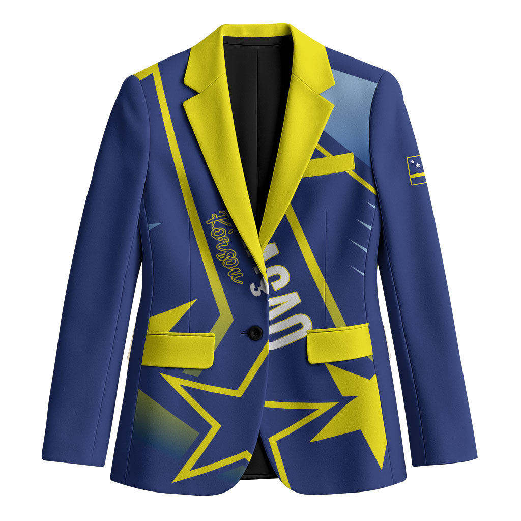 Personalized Country of Curacao Blazer Proud of Our Flag
