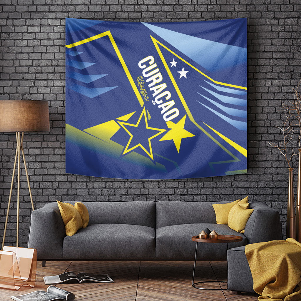 Country of Curacao Tapestry Proud of Our Flag