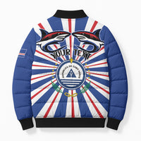 Personalized Cape Verde 1975 Bomber Puffer Jacket Happy Independence Day