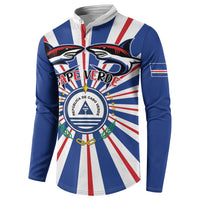 Personalized Cape Verde 1975 Button Sweatshirt Happy Independence Day