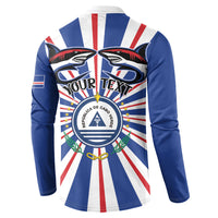 Personalized Cape Verde 1975 Button Sweatshirt Happy Independence Day