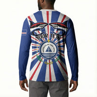 Personalized Cape Verde 1975 Button Sweatshirt Happy Independence Day
