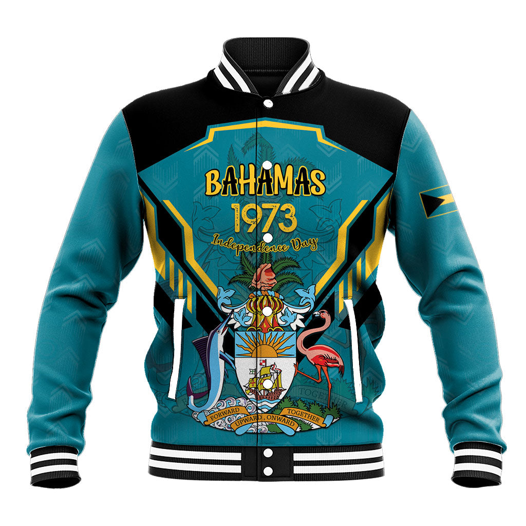 Personalized Bahamas 1973 Baseball Jacket Happy Independence Day