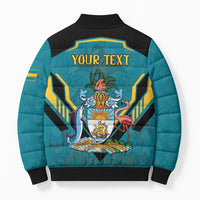 Personalized Bahamas 1973 Bomber Puffer Jacket Happy Independence Day
