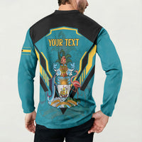 Personalized Bahamas 1973 Button Sweatshirt Happy Independence Day