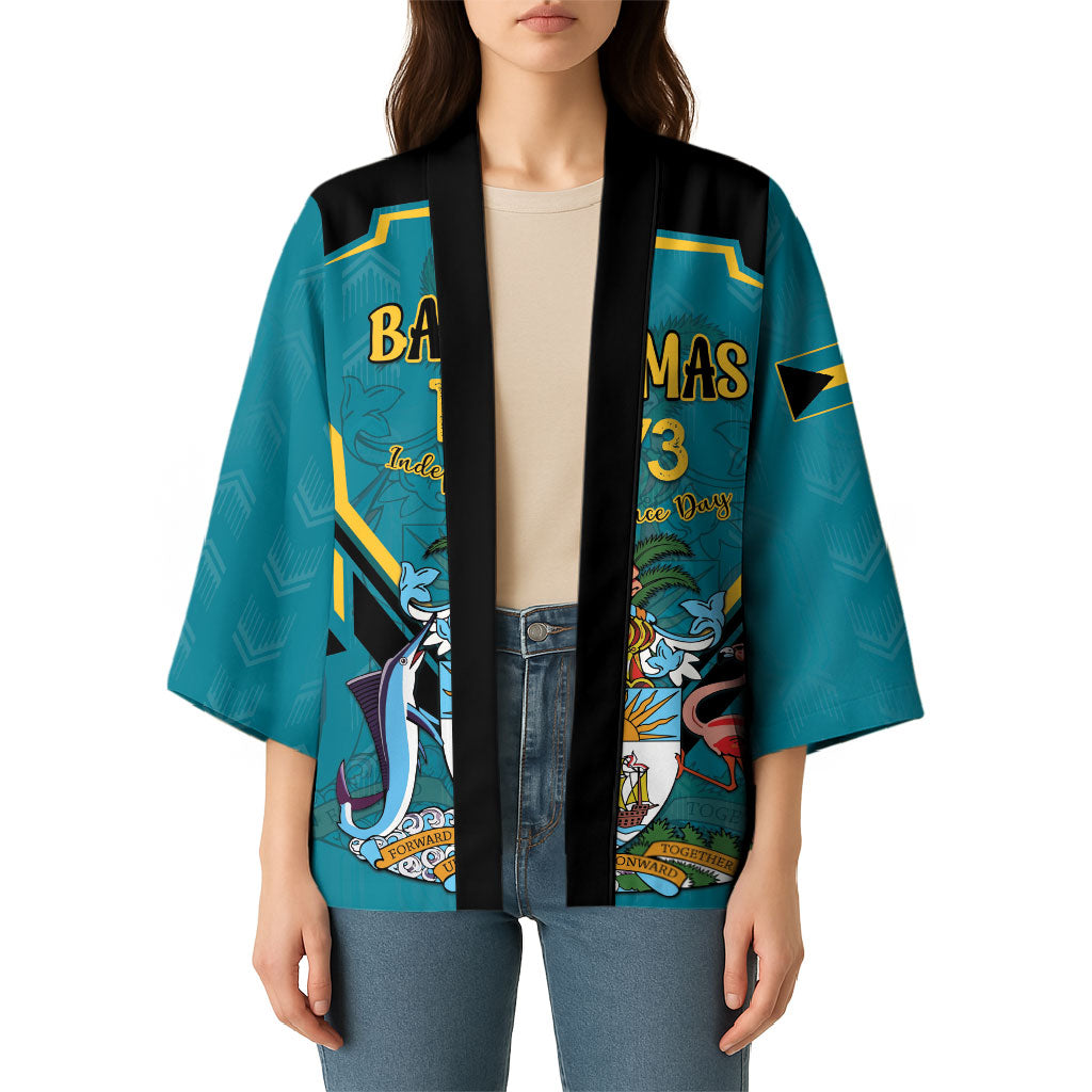 Personalized Bahamas 1973 Kimono Happy Independence Day