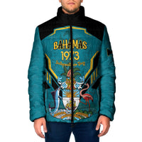 Personalized Bahamas 1973 Padded Jacket Happy Independence Day