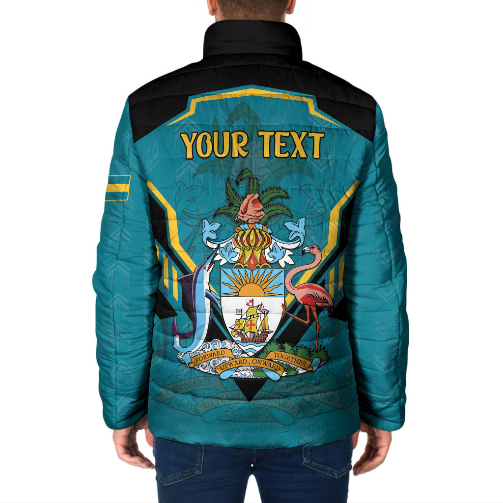 Personalized Bahamas 1973 Padded Jacket Happy Independence Day