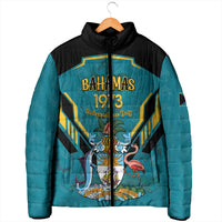Personalized Bahamas 1973 Padded Jacket Happy Independence Day