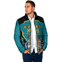 Personalized Bahamas 1973 Padded Jacket Happy Independence Day
