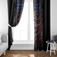 No Kings In America Since 1777 Window Curtain Retro Vibe - Wonder Print Shop