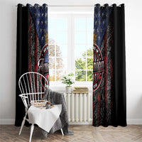 No Kings In America Since 1777 Window Curtain Retro Vibe - Wonder Print Shop
