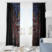 No Kings In America Since 1777 Window Curtain Retro Vibe - Wonder Print Shop