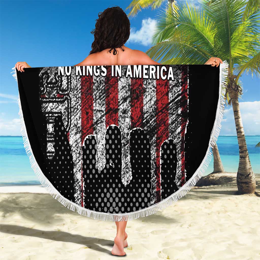 We The People Beach Blanket No Kings In America Since 1776 - Wonder Print Shop