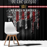 We The People Window Curtain No Kings In America Since 1776 - Wonder Print Shop