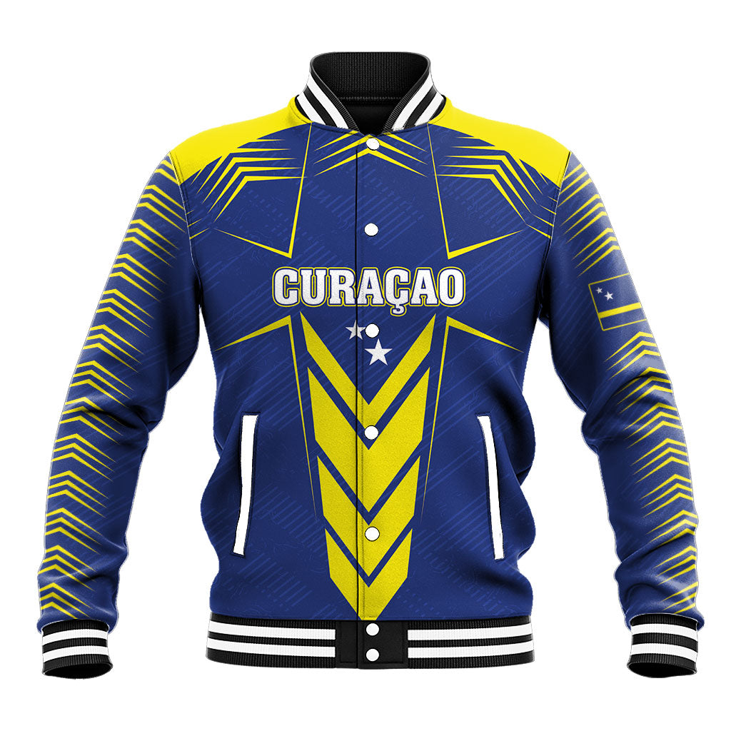 Personalized Curacao Flag Day Baseball Jacket Pais Korsou