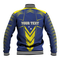 Personalized Curacao Flag Day Baseball Jacket Pais Korsou
